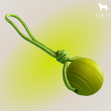 Wurfball mit Seil